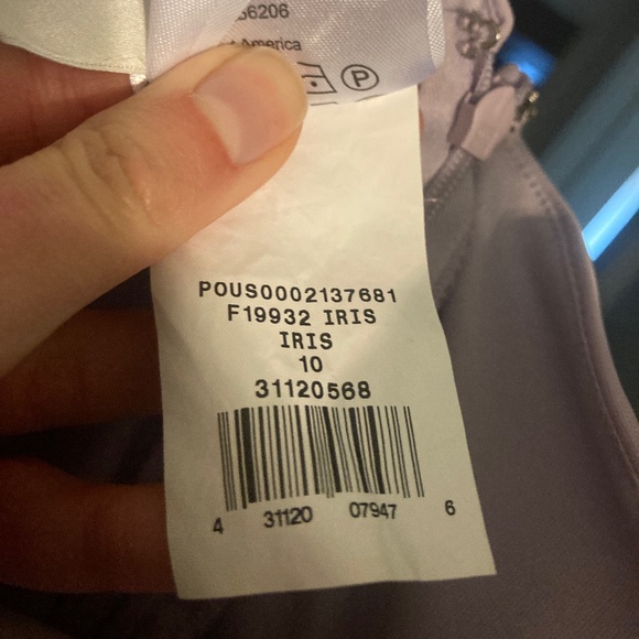 David’s Bridal Iris bridesmaid’s dress, size 10. - Picture 1 of 3